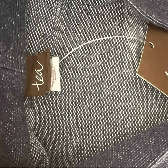 Tea Collection chambray thicker cotton shawl collar jacket sz 7 NWT - Picture 3 of 3